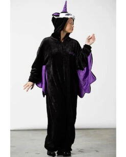 Unicorn Onesie Mit Kapuze KILLSTAR -FaschingFreude Verkäufe killstar unicorn onesie mit kapuze killstar einhorn jumpsuit gothic unicorn overall gothic mode homeware 52485 4