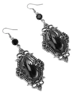 Schwarze Spinnen Ohrringe KILLSTAR -FaschingFreude Verkäufe killstar venom ohrringe killstar venom earrings gothic schmuck kostuemschmuck 50940 02