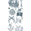 Piraten Tattoos Zum Aufkleben