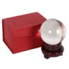 Kleine Wahrsagekugel Mit Holzständer 10cm Ø -FaschingFreude Verkäufe kleine kristallkugel mit holzstaender small crystal ball with wooden stand gothic wohnaccessoire 54585 01