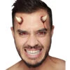 Teufels Hörner Klein -FaschingFreude Verkäufe kleine teufel hoerner latex applikation satan hoerner halloween spezial make up hoerner 36245