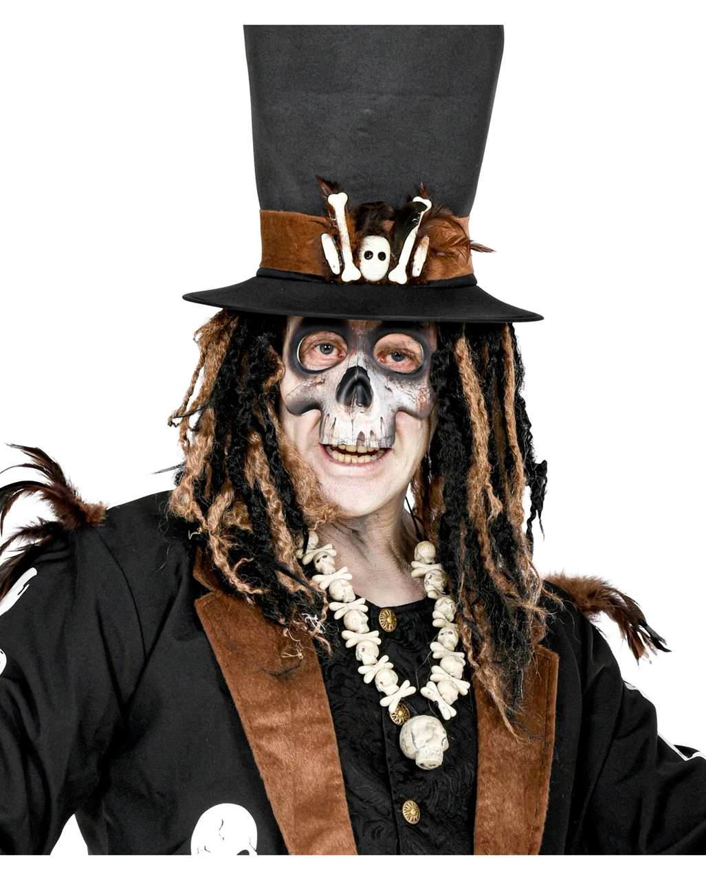 Knochen Halskette Mit Totenköpfe 6 Knochen Halskette Mit Totenköpfe – Bild 4