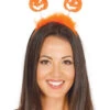 Haarreifen Mit Kürbissen -FaschingFreude Verkäufe kuerbis haarreifen witziger halloween kopfschmuck suesse pumpkin kopfbedeckung fuer halloween 28660