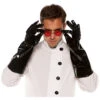 Kostüm Handschuhe Aus Vinyl Schwarz -FaschingFreude Verkäufe lack kostuem handschuhe schwarz halloween handschuhe vinyl gloves 31500