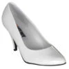 Weiße Lack Pumps
