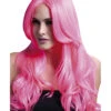 Khloe Damen Perücke Neonpink