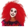 Wuschelige Clownsperücke Rot -FaschingFreude Verkäufe langhaarige rote clownsperuecke 37983