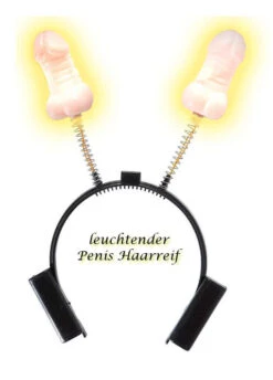 Leuchtender Penis Haarreif