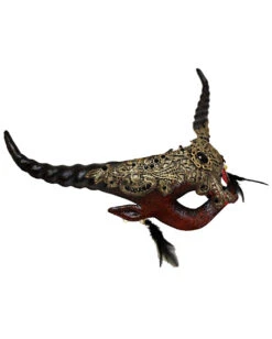 Herrscher Der Finsternis Teufels Halbmaske 6 Herrscher Der Finsternis Teufels Halbmaske -FaschingFreude Verkäufe lord of the darkness teufels halbmaske devil halfmaske with horns and gold application halloween maske 50494 02