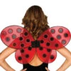 Seidenflügel Marienkäfer -FaschingFreude Verkäufe marienkaefer fluegel kaeferfluegel fuer karneval kostuem zubehoer fuer fasching ladybird wings 26562