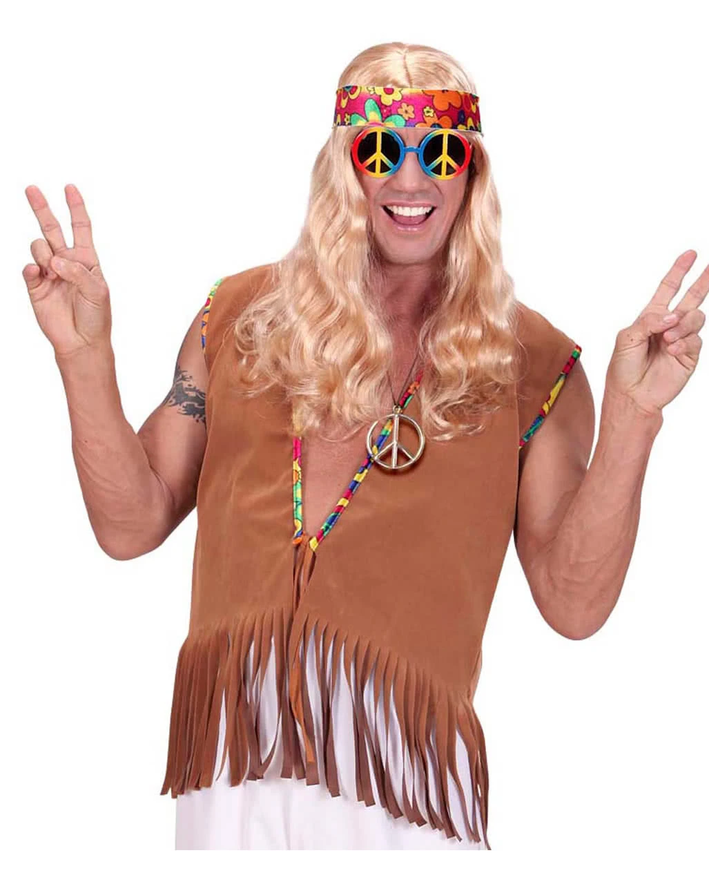 Metall Hippie Anhänger Peace 5 Metall Hippie Anhänger Peace – Bild 3