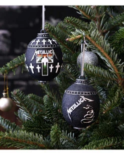 Metallica Black Album Christbaumkugel -FaschingFreude Verkäufe metallica black album weihnachtskugel metallica black album hanging ornament 51080 06