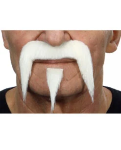 Weißer D´Artagnan Bart