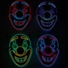 Beleuchtete Clown LED Maske