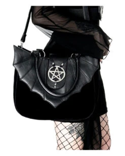 Fledermaus Handtasche Ominous -FaschingFreude Verkäufe ominous fledermaus handtasche ominous bat handbag gothic handtasche gothic purse 54549 05