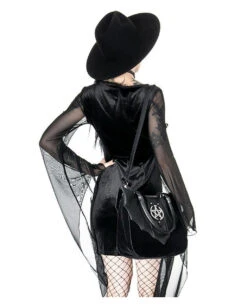 Fledermaus Handtasche Ominous -FaschingFreude Verkäufe ominous fledermaus handtasche ominous bat handbag gothic handtasche gothic purse 54549 07