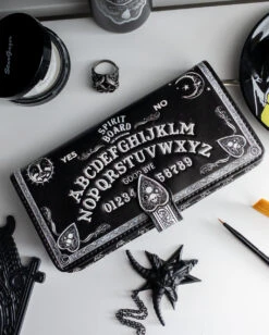 Hexenbrett Geldbörse -FaschingFreude Verkäufe ouija board geldboerse spirit board portemonnaie spirit board purse 39518 08