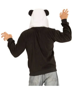 Panda Bär Kostüm Als Jacke -FaschingFreude Verkäufe panda baer kostuem jacke panda baer costume hoodie tierkostuem zirkus kostuem 54514 04