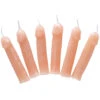 Penis Partykerzen 6er Set -FaschingFreude Verkäufe penis partykerzen sexy scherzartikel bachelor stuff willy party candles 18617