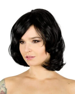 Chantel Perücke Schwarz 5 Chantel Perücke Schwarz -FaschingFreude Verkäufe peruecke chantel schwarz damenperuecke schulterlang ladies wig black 24274 2