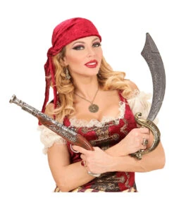 Halskette Mit Piraten Amulett -FaschingFreude Verkäufe piraten halskette seeraueber kostuemschmuck bild3 27021