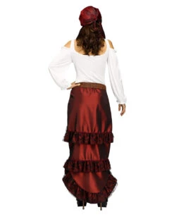 Sexy Piratenkönigin Damenkostüm -FaschingFreude Verkäufe piraten koenigin kostuemkleid freibeuterin verkleidung seeraeuberin kostuem pirate queen costume 29096 2