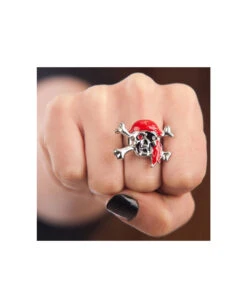 Seeräuber Totenkopf Ring