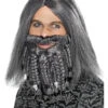 1 X Wikinger & Piraten Perücke Mit Bart -FaschingFreude Verkäufe piratenperuecken mit bart graue seeraeuberperuecke mit bart 27185