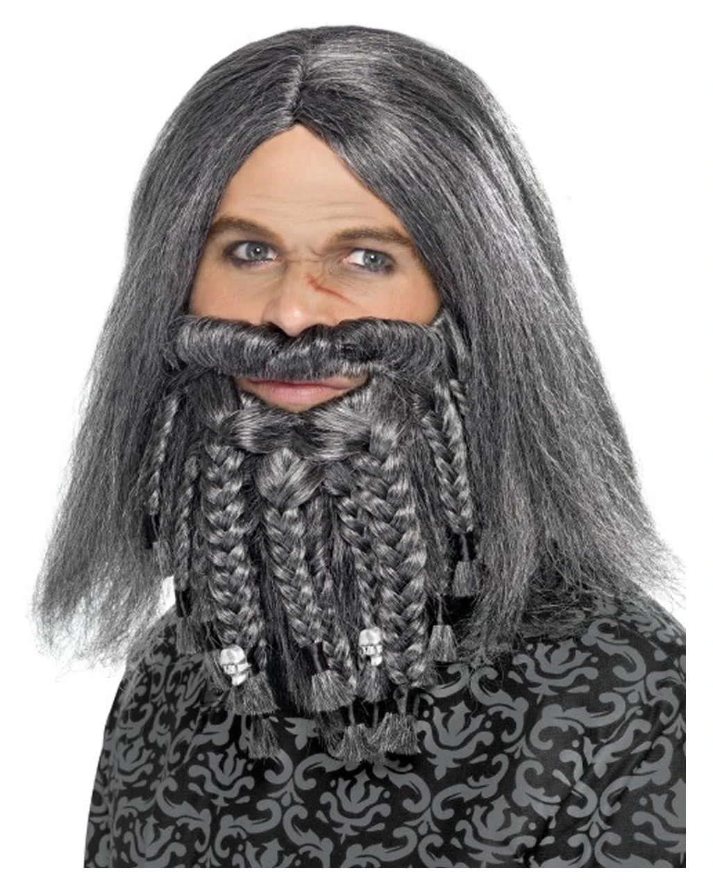 1 X Wikinger & Piraten Perücke Mit Bart 3 1 X Wikinger & Piraten Perücke Mit Bart