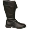 Kostümstiefel Mit Stulpen Schwarz -FaschingFreude Verkäufe piratenstiefel mit stulpen schwarz kunstleder stiefel fuer seeraeuber und nikolaeuse 25193