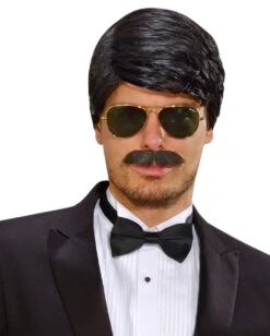 Playboy Herrenperücke Mit Schnäuzer Schwarz 6 Playboy Herrenperücke Mit Schnäuzer Schwarz -FaschingFreude Verkäufe playboy herrenperuecke mit schnurrbart schwarz playboy mens wig with moustache black playboy maennerperuecke schwarz 36728 02