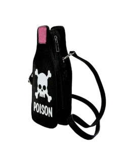 Poison Bottle Umhängetasche Vinyl 6 Poison Bottle Umhängetasche Vinyl -FaschingFreude Verkäufe poison bottle handtasche vinyl gothic tasche halloween kostuemtasche poison bag 37563 2