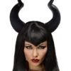 Dunkle Märchenhexe Hörner -FaschingFreude Verkäufe queen ficent hoerner maleficent kopfschmuck die dunkle fee kostuem zubehoer meleficent accessoires 28047