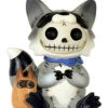 Furrybones Figur - Raccoon Klein -FaschingFreude Verkäufe raccoon furrybones sammlerfigur furrybones merchandise raccoon furrybones figurine 37061 01