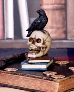 Rabe Auf Totenkopf Gothic Figur 10cm 15 Rabe Auf Totenkopf Gothic Figur 10cm -FaschingFreude Verkäufe ravens spell gothic dekofigur 10cm ravens spell figurine rabe auf totenkopf gothic figur 53129 7