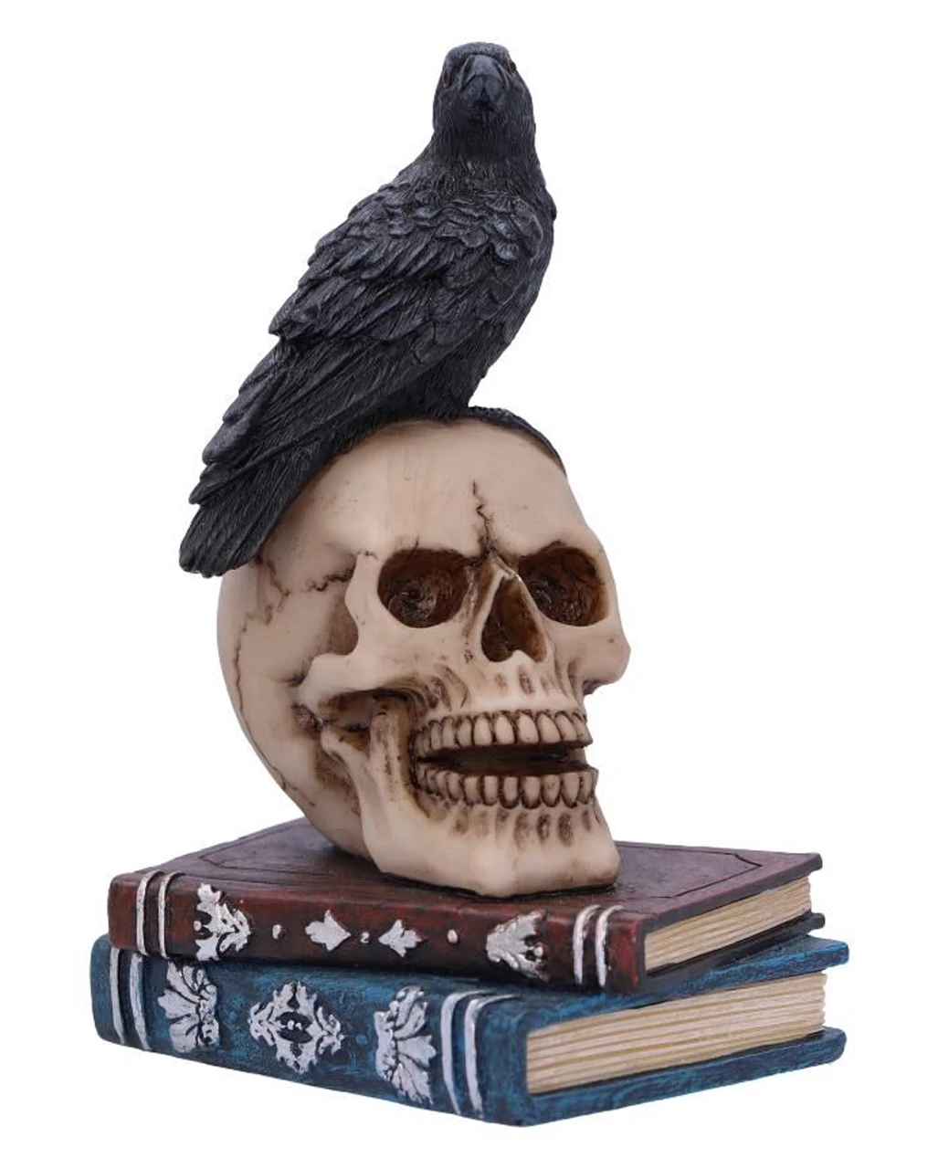 Rabe Auf Totenkopf Gothic Figur 10cm 3 Rabe Auf Totenkopf Gothic Figur 10cm