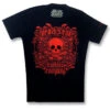 Red Skull And Bones T Shirt Gr. M -FaschingFreude Verkäufe red skull and bones t shirt totenkopf shirt go1684 2