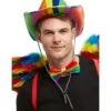 Regenbogen Cowboyhut -FaschingFreude Verkäufe regenbogen cowboyhut gay pride stetson hat rainbow hat kostuemzubehoer csd gay pride 37258