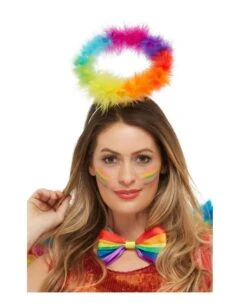 Regenbogenfarbener Heiligenschein