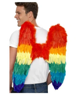 Große Rainbow Flügel -FaschingFreude Verkäufe regenbogenfluegel rainbow wings gay pride partyzuebehoer bild3 28232