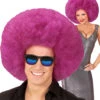 XL Afro Perücke Lila