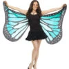 Blaue Schmetterlingsflügel XXL