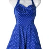 Polka Dot Petticoat Blau