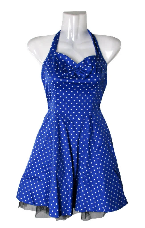 Polka Dot Petticoat Blau 3 Polka Dot Petticoat Blau