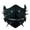 Cyberpunk Halbmaske Mit Spitznieten -FaschingFreude Verkäufe sado punk halbmaske mit spikes cyberpunk halfmask with spikes halloween masken kaufen 50497 01