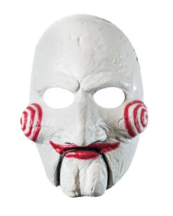 SAW Economy Maske Puppe Billy -FaschingFreude Verkäufe saw puppe billy maske economy jigsaw horrorfilm maske halloween kostuem zubehoer 28959 3