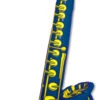 Saxophon Aufblasbar Blau -FaschingFreude Verkäufe saxophone aufblasen blau saxophone inflatable blue 8800188