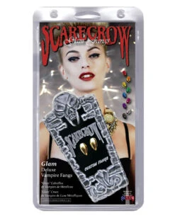 Scarecrow Glam Vampire-Fangs Gold