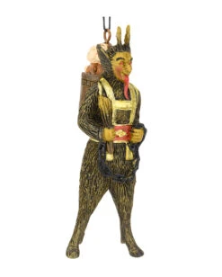 Spooky Krampus Zwillinge Christbaumkugel 10cm -FaschingFreude Verkäufe scary krampus weihnachtskugel halloween und horror weihnachtsdeko krampus hanging ornament 54758 2