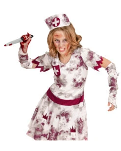 Metzgermesser Mit Blutspritzer -FaschingFreude Verkäufe schlachtmesser mit blutspritzer spielzeugwaffe metzgermesser butcher knife with blood splatter 38516 02